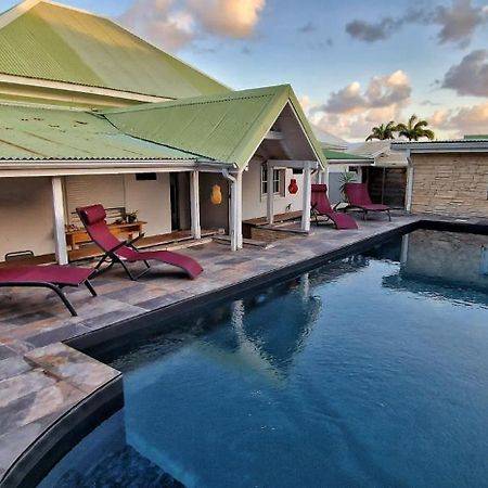 Villa 6-10 Pers, Vue Mer, Piscine Privee, Plage A Pieds Le Gosier  Exterior photo