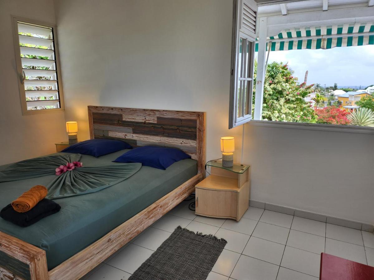 Villa 6-10 Pers, Vue Mer, Piscine Privee, Plage A Pieds Le Gosier  Exterior photo