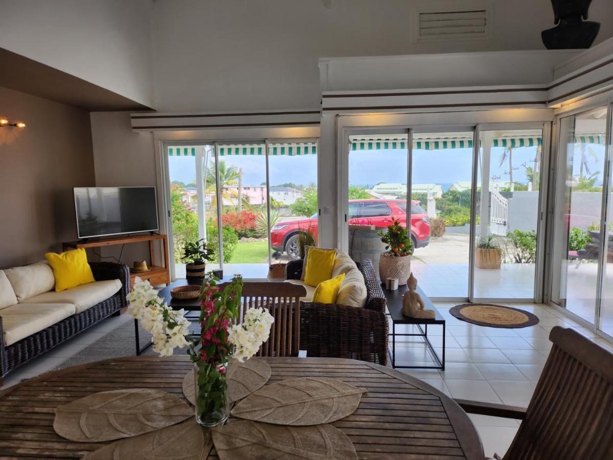 Villa 6-10 Pers, Vue Mer, Piscine Privee, Plage A Pieds Le Gosier  Exterior photo