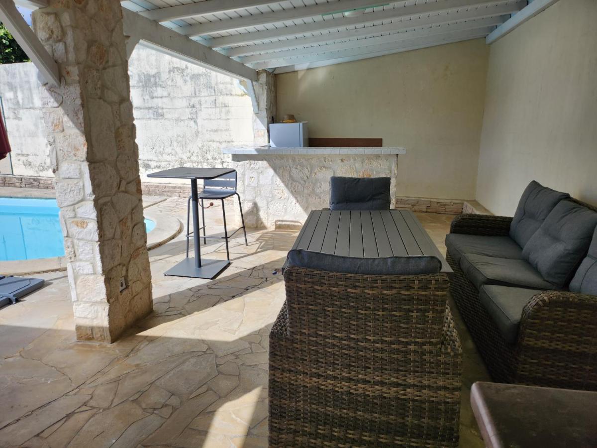 Villa 6-10 Pers, Vue Mer, Piscine Privee, Plage A Pieds Le Gosier  Exterior photo