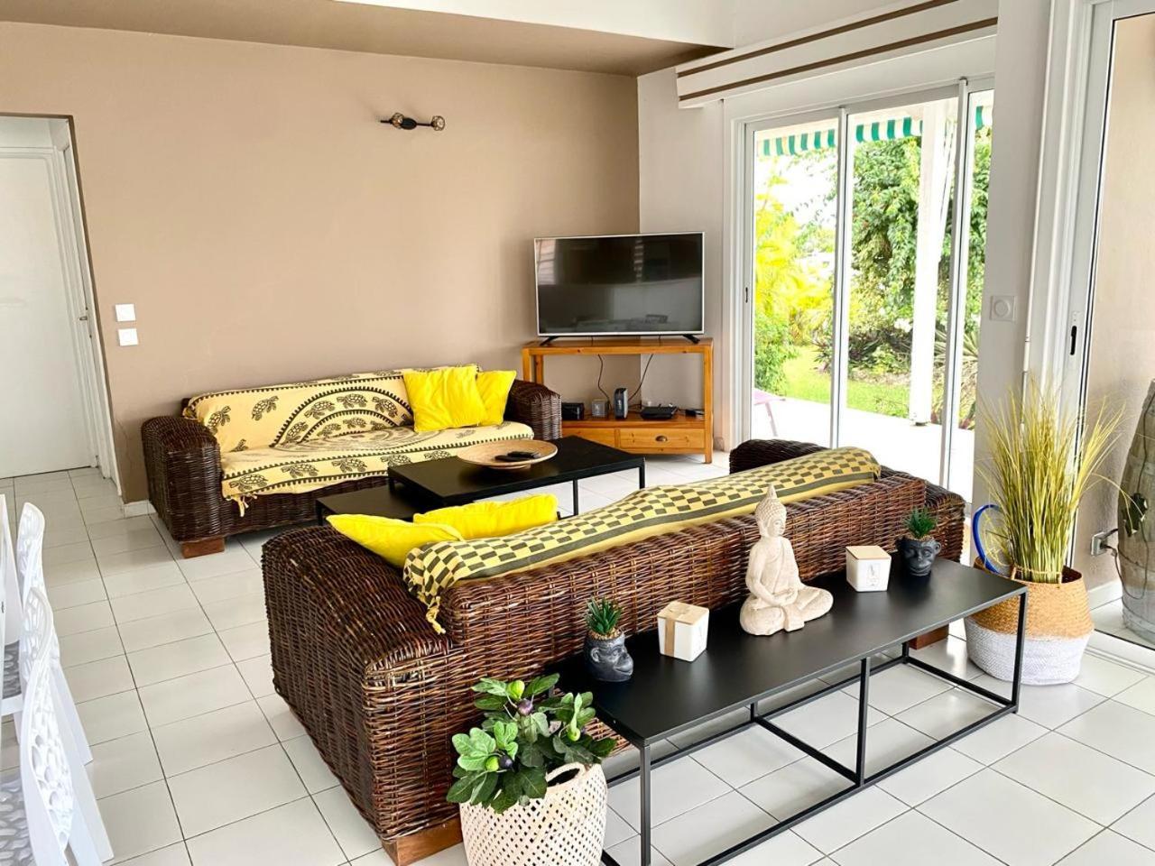 Villa 6-10 Pers, Vue Mer, Piscine Privee, Plage A Pieds Le Gosier  Exterior photo