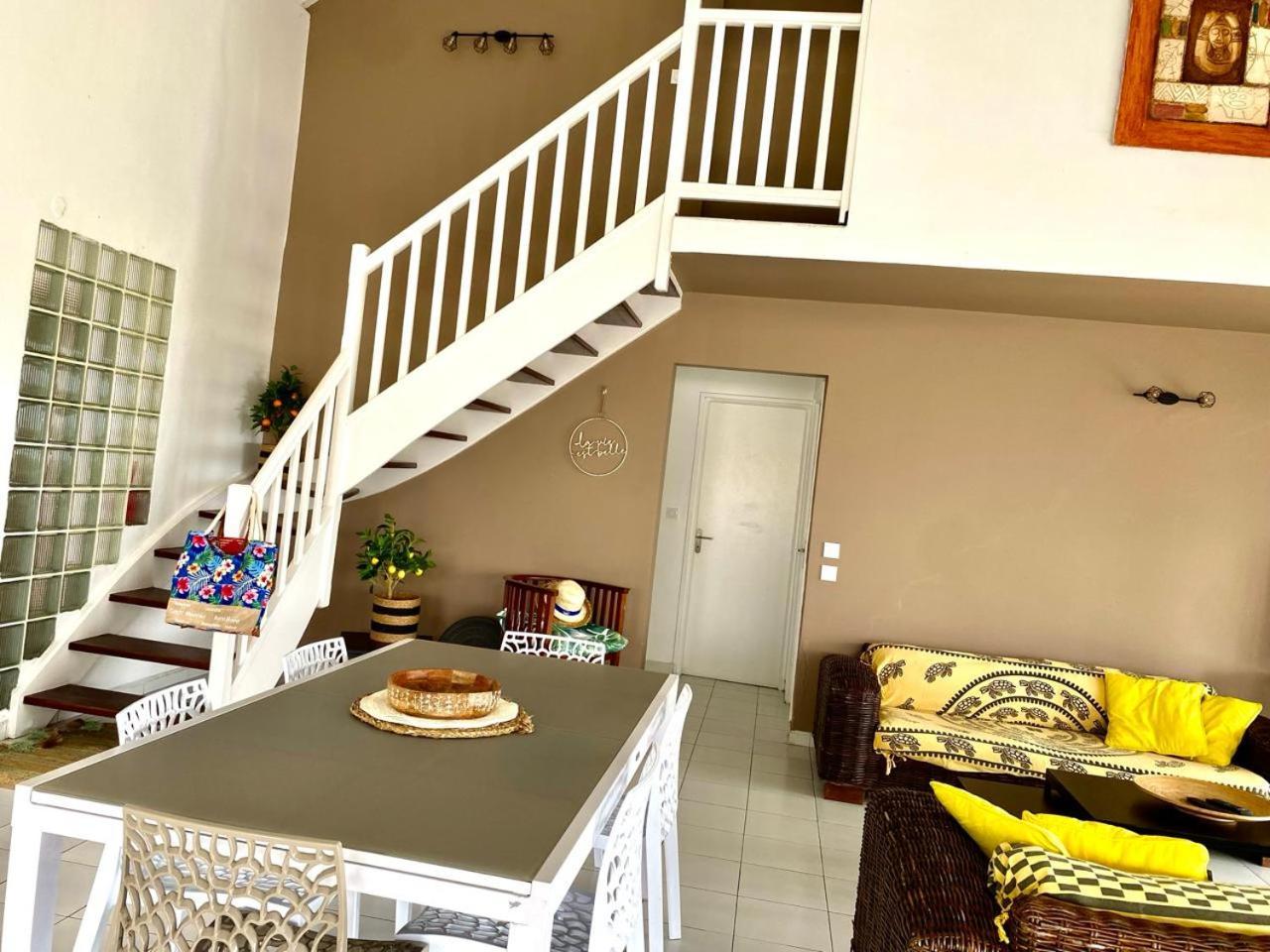 Villa 6-10 Pers, Vue Mer, Piscine Privee, Plage A Pieds Le Gosier  Exterior photo
